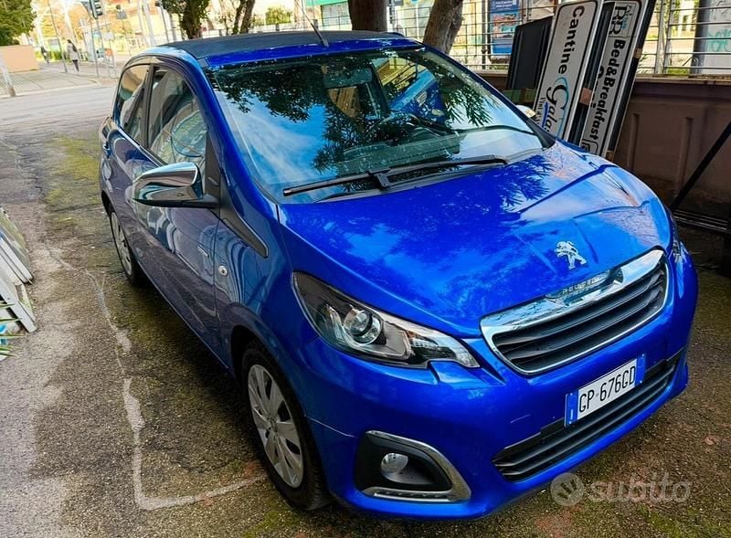 Usata Peugeot 108 72 CV (52 kW) 2020 Blu Cabrio