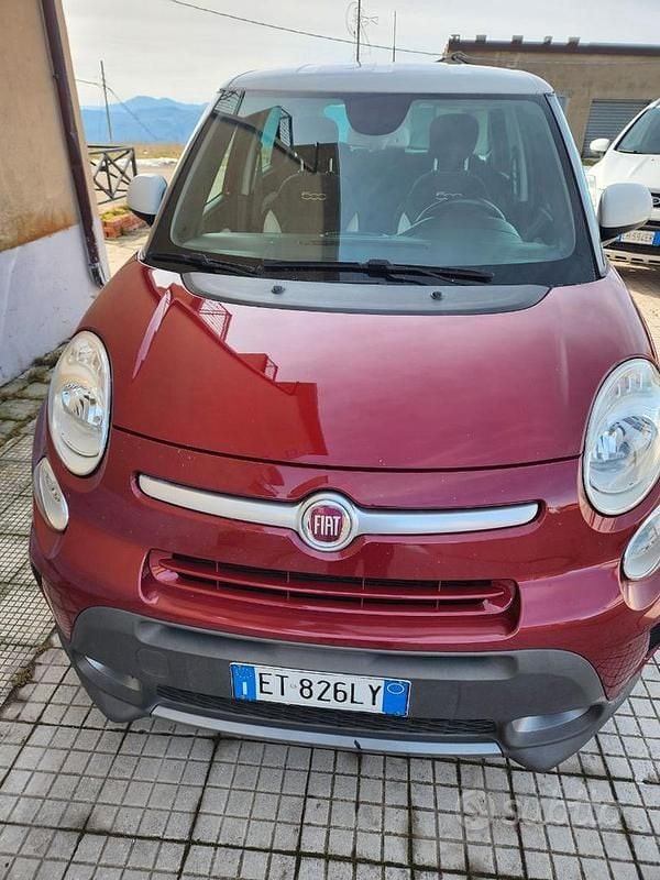 Rosso Usata 2014 Fiat 500L Trekking Monovolume | 6500 € (Buon prezzo) - Immagine 1/4