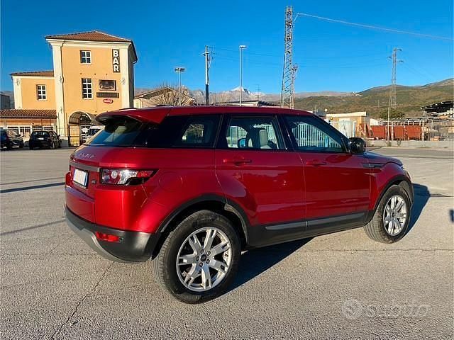 Usata Land Rover Range Rover evoque Pure 150 CV (110 kW) 2013 Rosso SUV