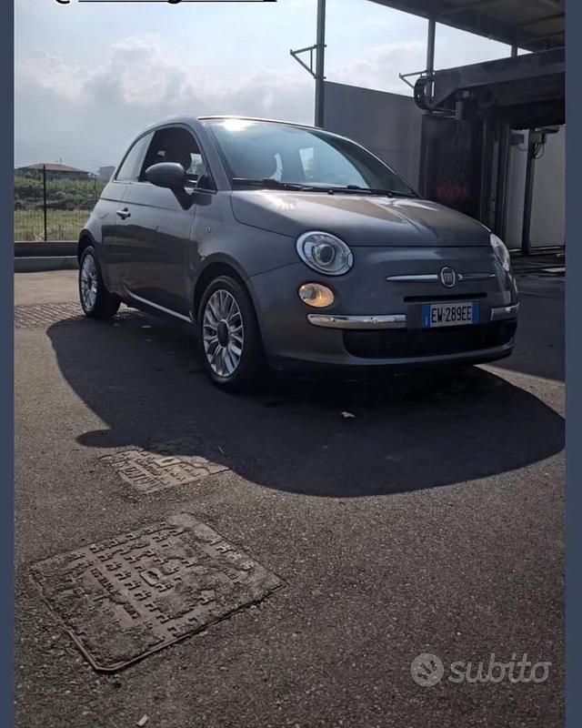 Grigio Usata 2013 Fiat 500 Cabrio | 5500 € - Immagine 1/4
