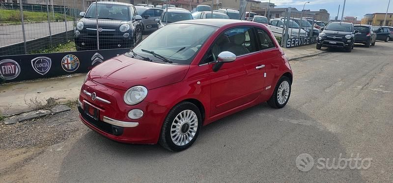 Usata Fiat 500 Lounge 69 CV (50 kW) 2010 Rosso Berlina