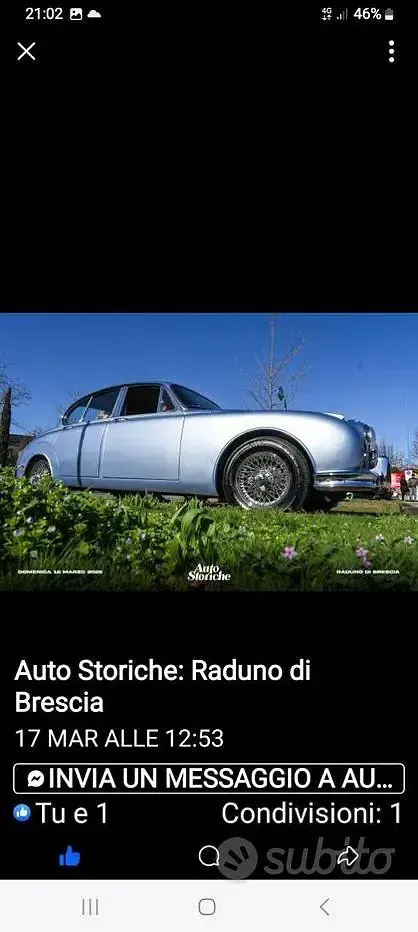 Usata Jaguar MK II 1960 Bluazzurro Berlina