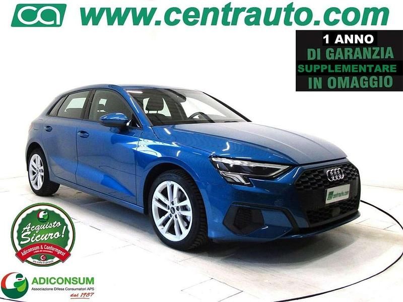 Usata Audi A3 Advanced 116 CV (85 kW) 2023 Azzurro Berlina