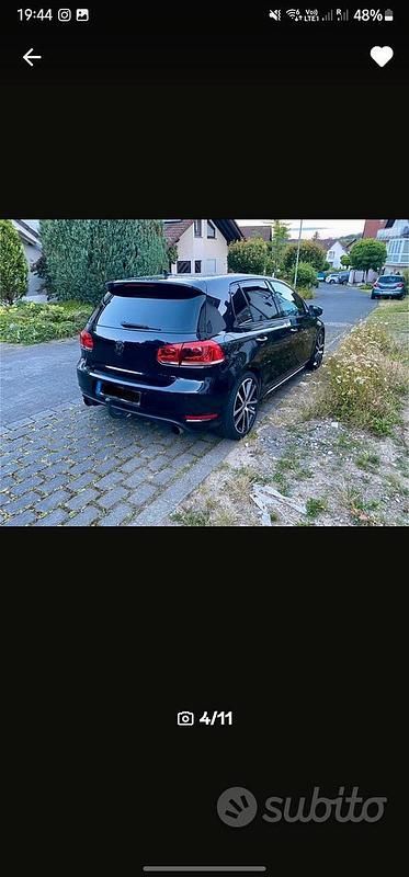Usata VW Golf VII GTD 170 CV (125 kW) 2012 Nero Berlina