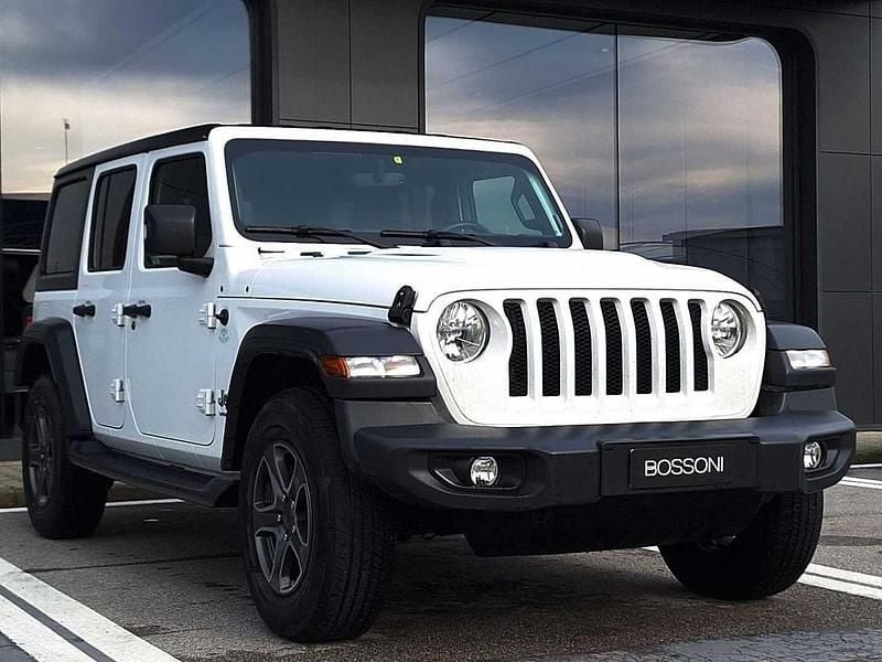Usata Jeep Wrangler Unlimited Sport 200 CV (147 kW) 2020 Bianco SUV