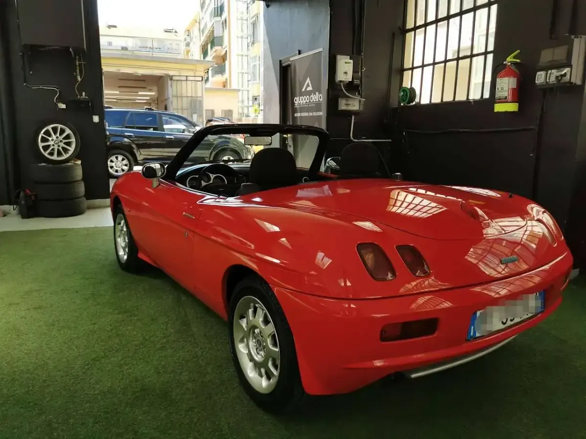 Usata Fiat Barchetta 131 CV (96 kW) 2002 Rosso Cabrio