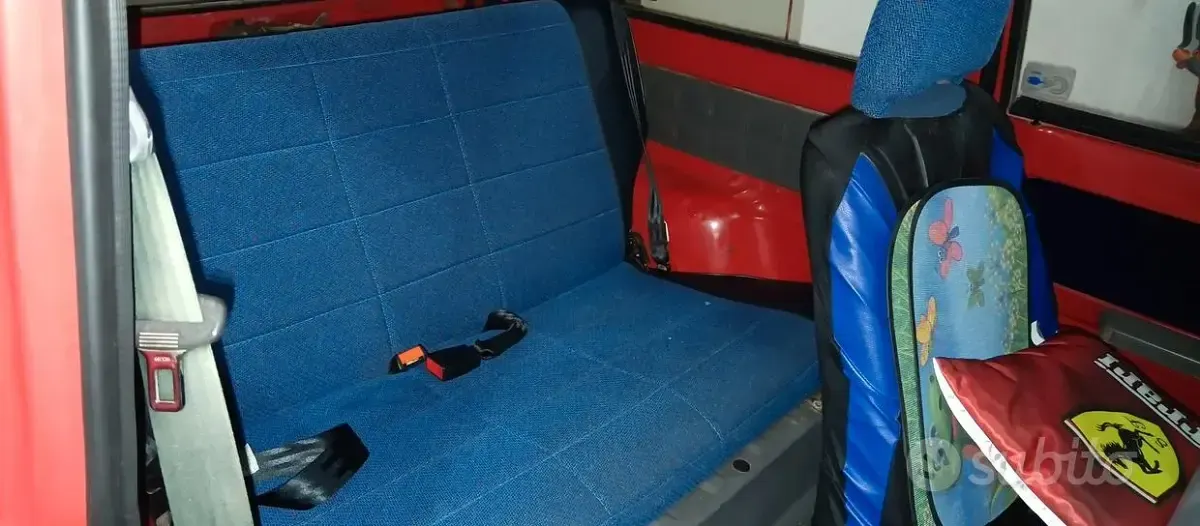 Usata Fiat Panda 1995 Rosso Utilitaria