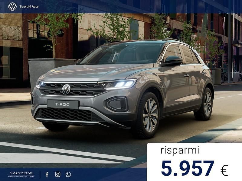 Indium grey metallizzato nero Nuova 2025 VW T-Roc Edition SUV | 30.700 € (Buon prezzo) - Immagine 1/4