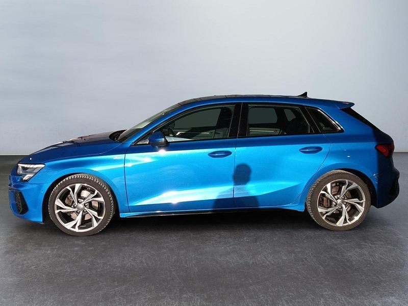 Usata Audi A3 Sportback S-Line 150 CV (110 kW) 2020 Azzurro Utilitaria