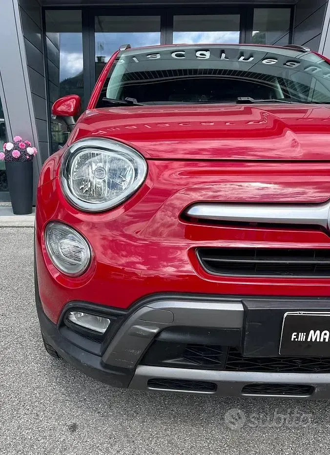 Usata Fiat 500X Cross 120 CV (88 kW) 2016 Rosso SUV