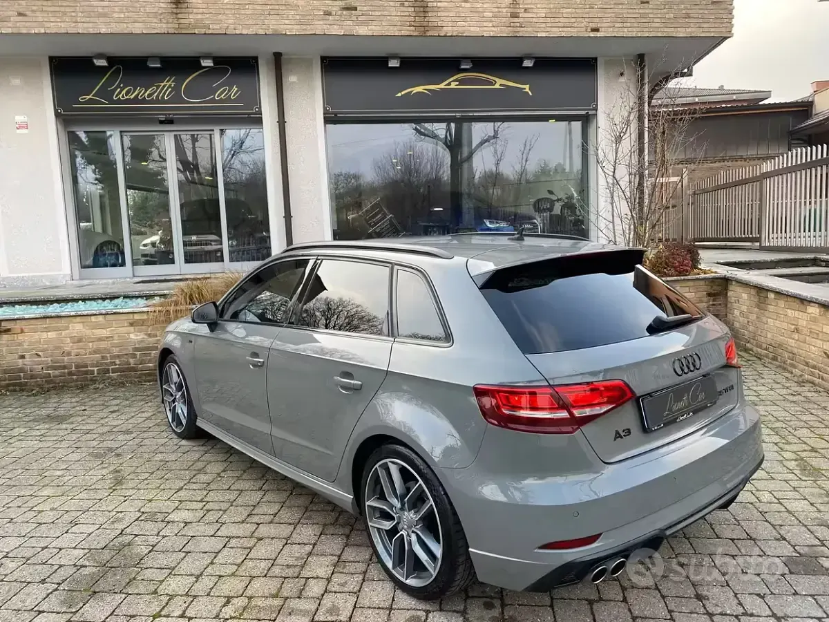 Usata Audi A3 Competition 150 CV (110 kW) 2019 Grigio Berlina
