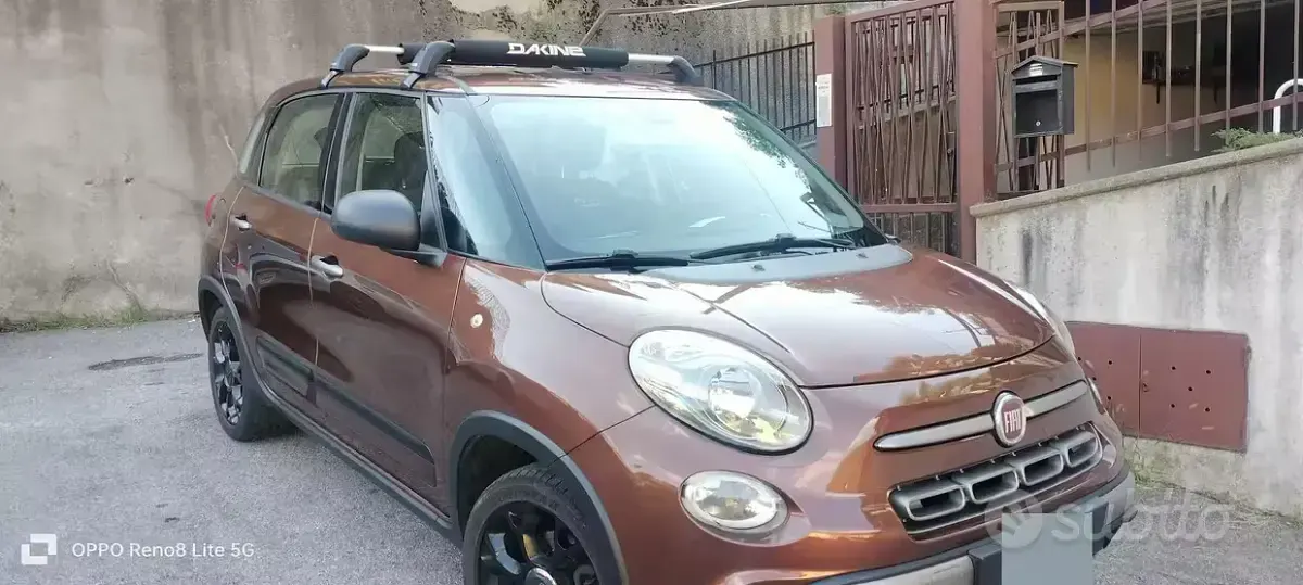 Usata Fiat 500L Cross 95 CV (69 kW) 2018 Marrone Monovolume