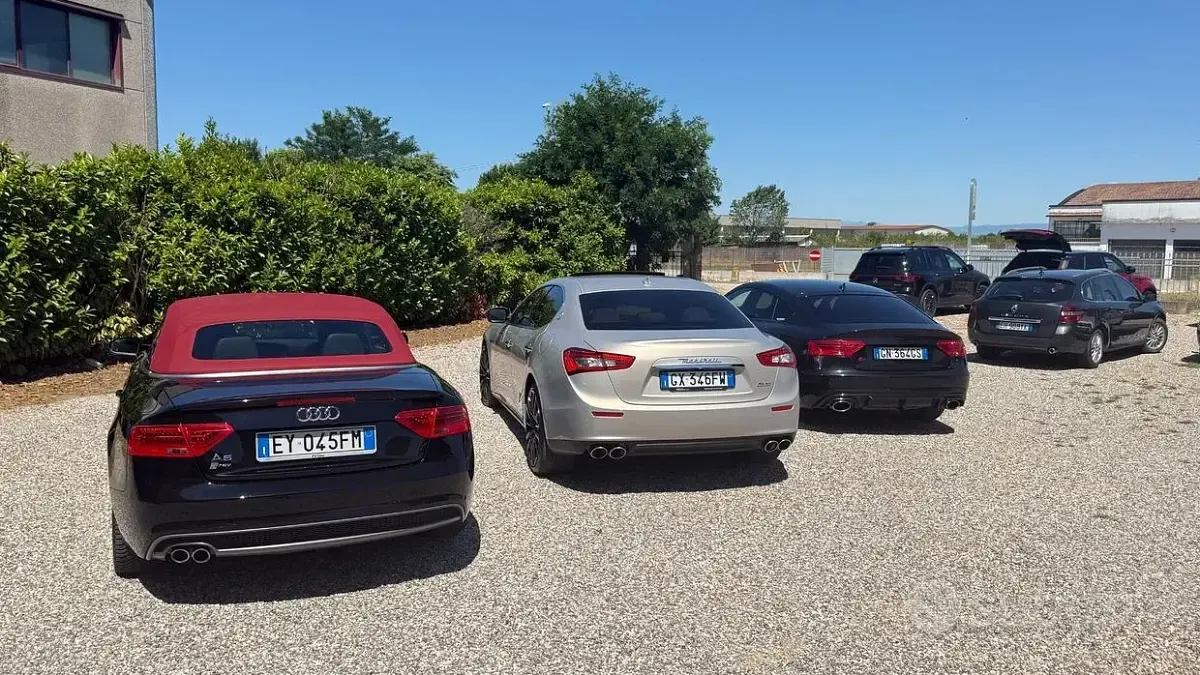Usata Audi A5 Cabriolet S-Line 190 CV (139 kW) 2015 Nero Cabrio
