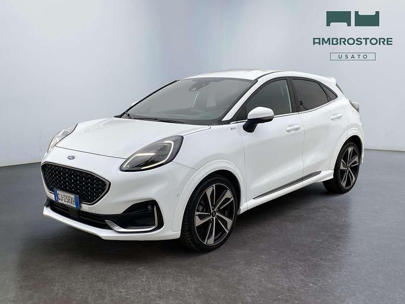 Frozen white Usata 2022 Ford Puma ST-Line SUV | 18.500 € (Buon prezzo) - Immagine 1/4