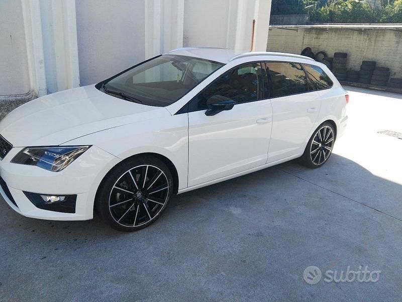 Usata Seat Leon ST FR 184 CV (135 kW) 2015 Bianco Station wagon