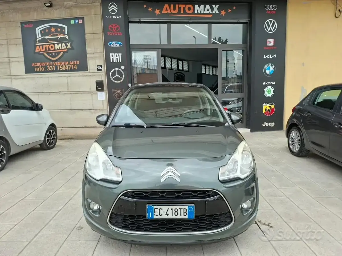 Usata Citroën C3 Exclusive 60 CV (44 kW) 2010 Verde Berlina