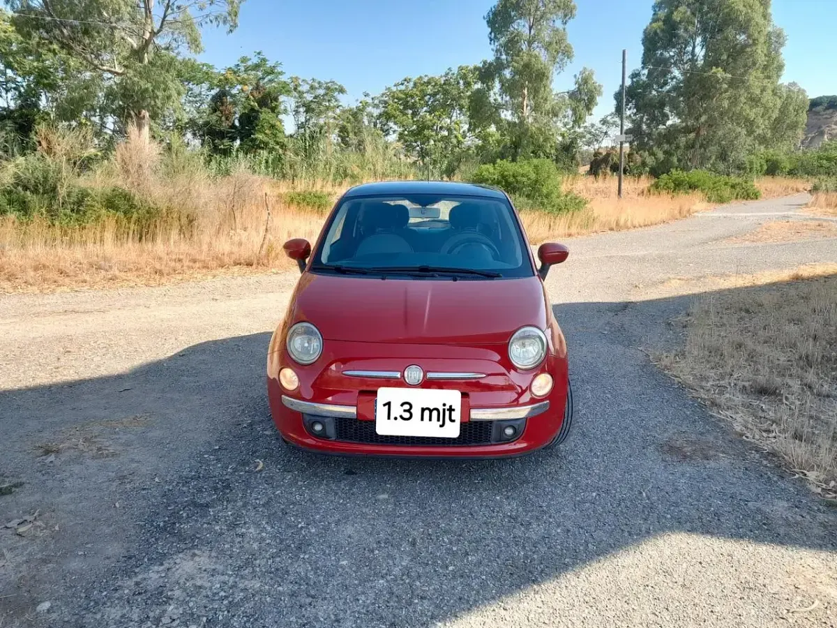 Usata Fiat 500 75 CV (55 kW) 2008 Rosso Berlina