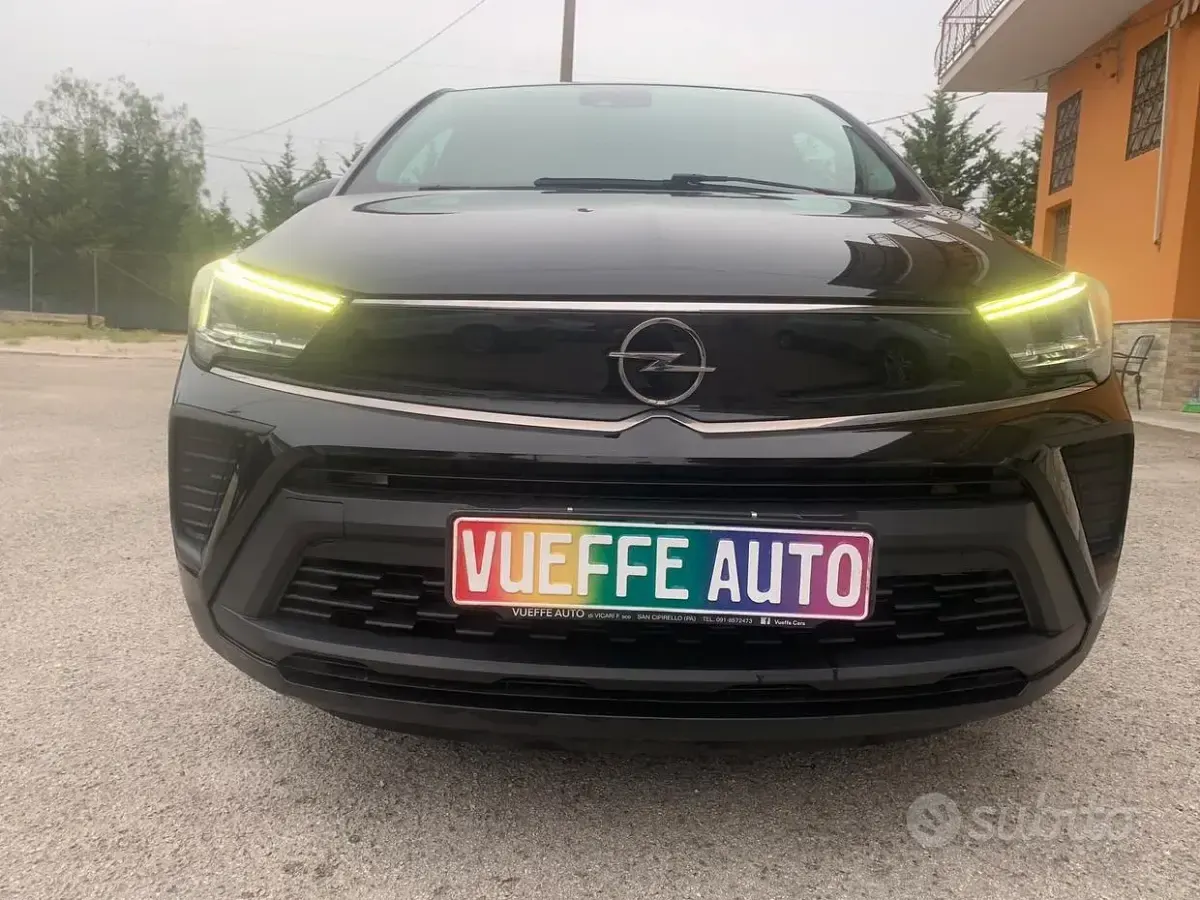Usata Opel Crossland X 120 CV (88 kW) 2021 Nero SUV