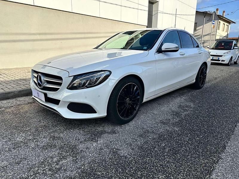 Usata Mercedes C220 Premium 170 CV (125 kW) 2018 Bianco Berlina