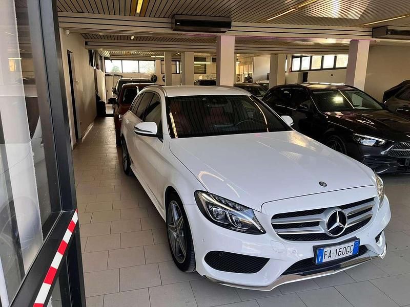 Usata Mercedes C250 Business 204 CV (150 kW) 2015 Bianco Station wagon
