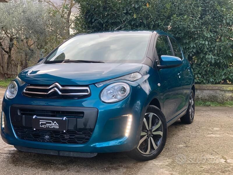 Usata Citroën C1 Shine 72 CV (52 kW) 2021 Blu Utilitaria
