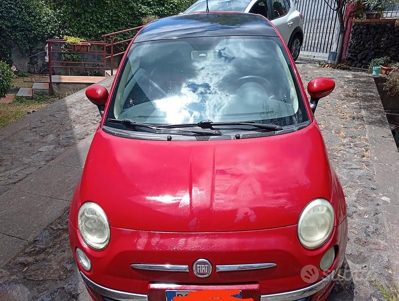 Usata Fiat 500 2008 Rosso Utilitaria