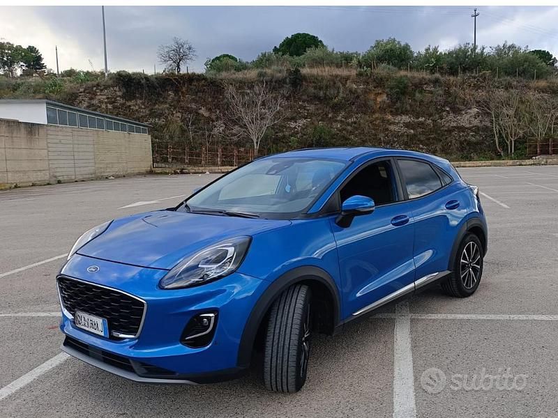 Usata Ford Puma Titanium 120 CV (88 kW) 2021 Blu SUV