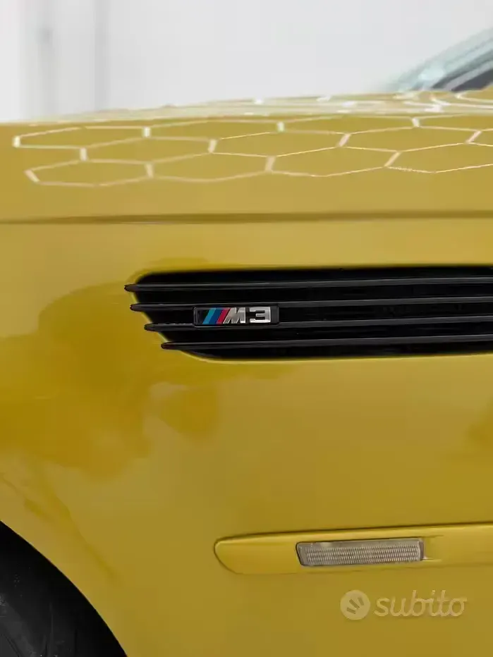 Usata BMW M3 Efficient Dynamics 343 CV (252 kW) 2001 Giallo Coupé