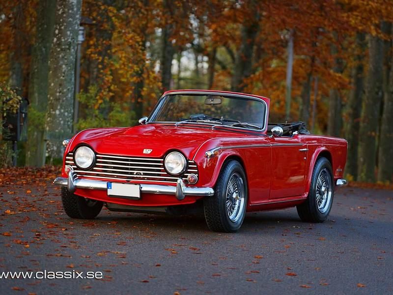 Usata Triumph TR5 150 CV (110 kW) 1968 Rosso Cabrio