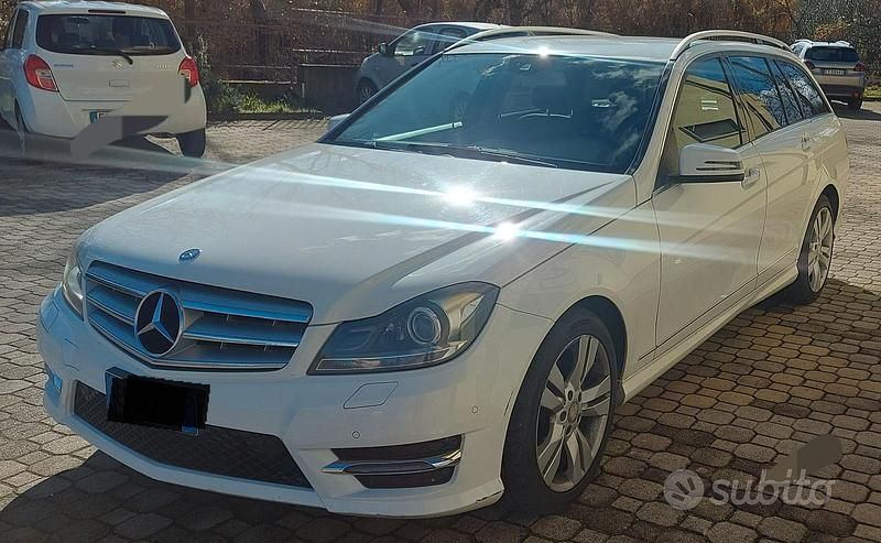 Usata Mercedes C220 170 CV (125 kW) 2013 Bianco Station wagon