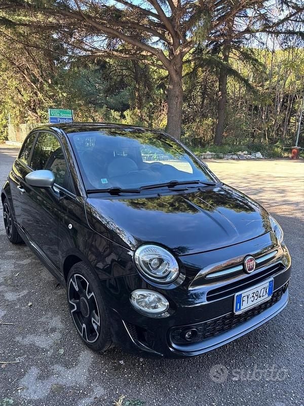 Usata Fiat 500 Rockstar 69 CV (50 kW) 2019 Nero Utilitaria