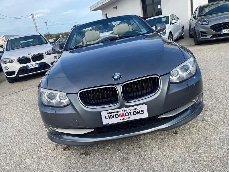 Usata BMW 320 Cabriolet 184 CV (135 kW) 2012 Grigio Cabrio