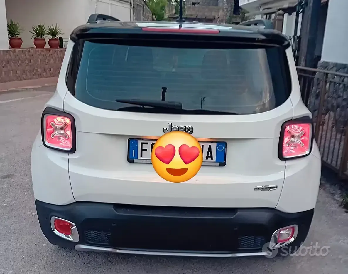 Usata Jeep Renegade 120 CV (88 kW) 2016 Bianco SUV