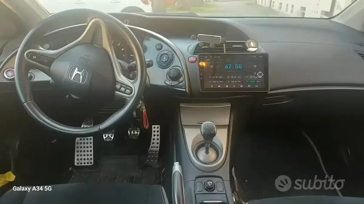 Usata Honda Civic Comfort 83 CV (61 kW) 2008 Grigio Berlina