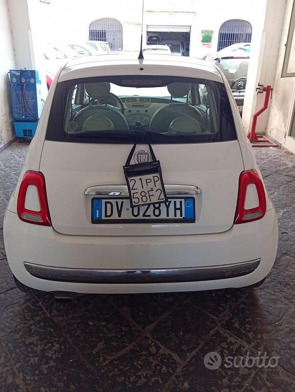 Usata Fiat 500 69 CV (50 kW) 2009 Bianco Utilitaria
