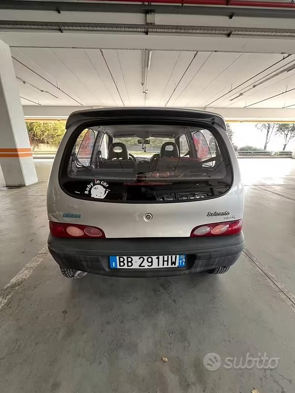 Usata Fiat Seicento 39 CV (28 kW) 1999 Grigio Utilitaria