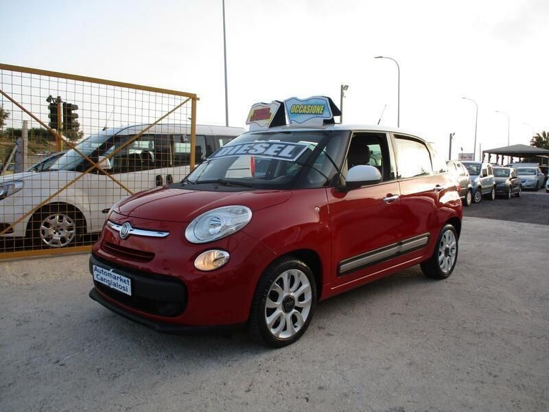 Usata Fiat 500L 85 CV (62 kW) 2012 Rosso Monovolume