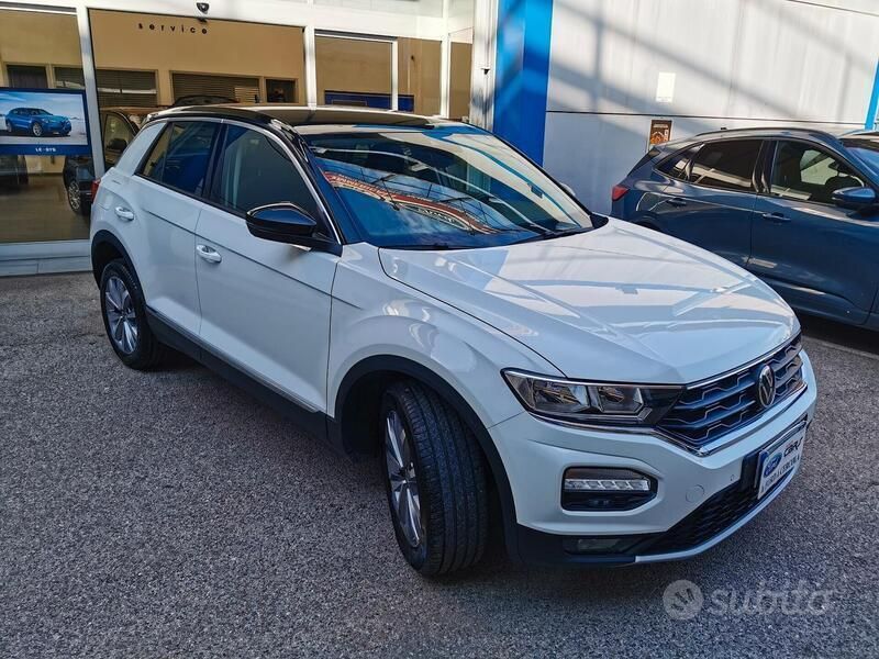 Usata VW T-Roc Style 110 CV (80 kW) 2021 Bianco SUV