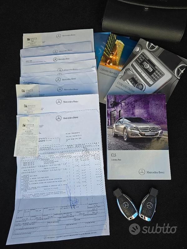 Usata Mercedes CLS350 265 CV (194 kW) 2012 Bianco Berlina