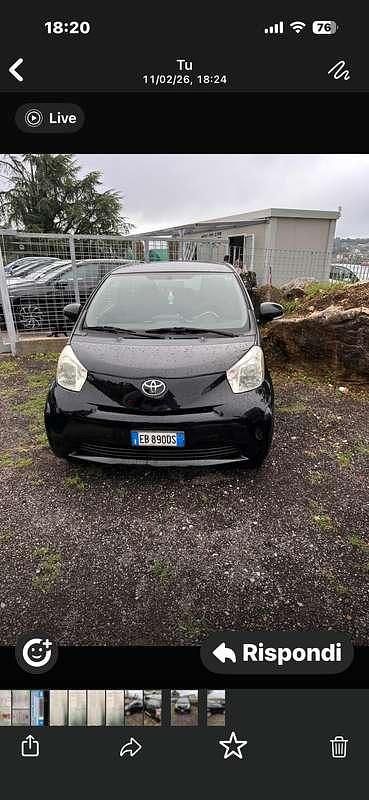 Usata Toyota iQ 68 CV (50 kW) 2009 Nero Utilitaria