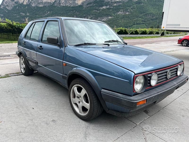 Usata VW Golf II GT 98 CV (72 kW) 1989 Blu Utilitaria
