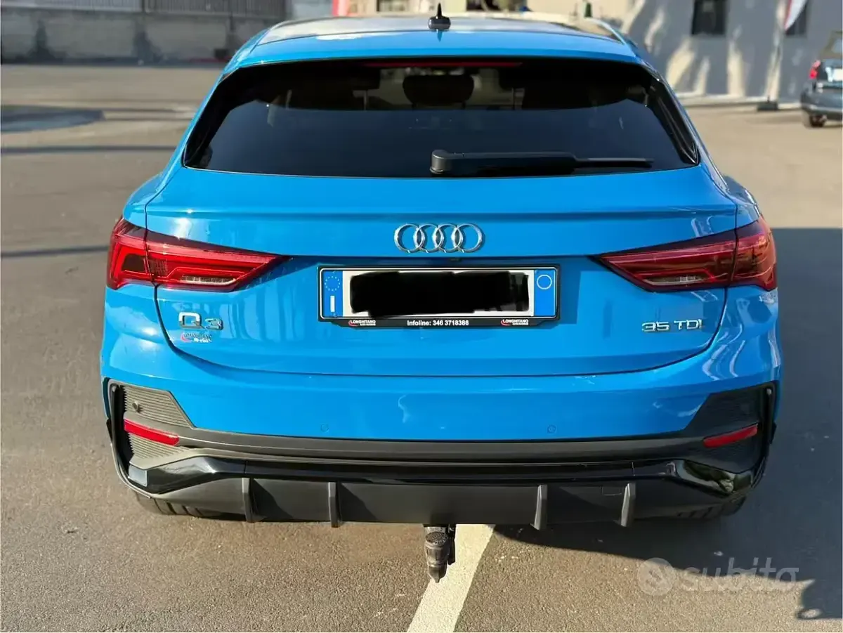 Usata Audi Q3 Sportback Design 150 CV (110 kW) 2021 Bluazzurro SUV