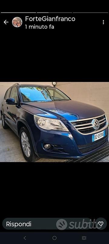 Usata VW Tiguan 140 CV (102 kW) 2009 Blu SUV