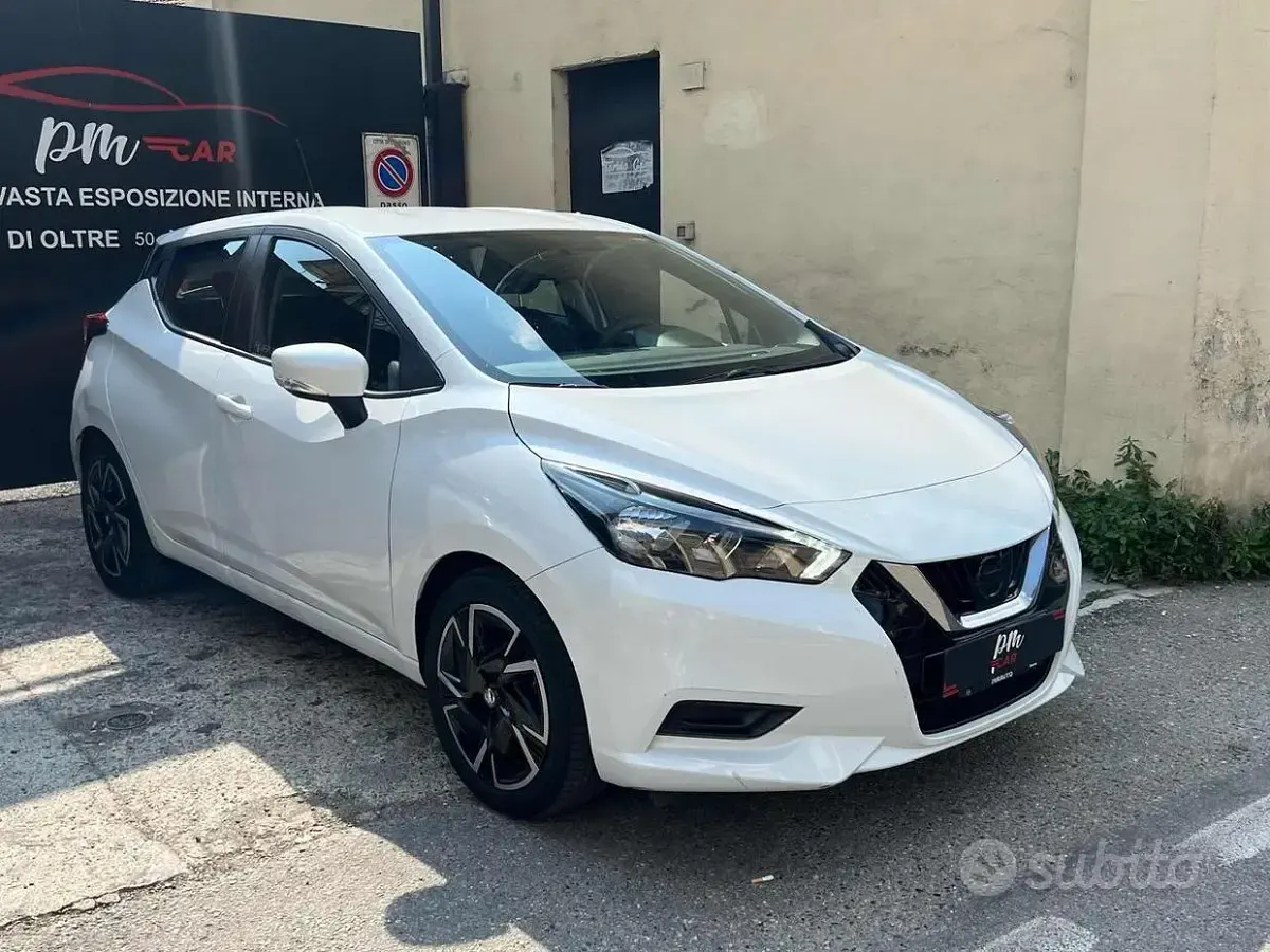 Usata Nissan Micra Acenta 92 CV (67 kW) 2023 Bianco Utilitaria