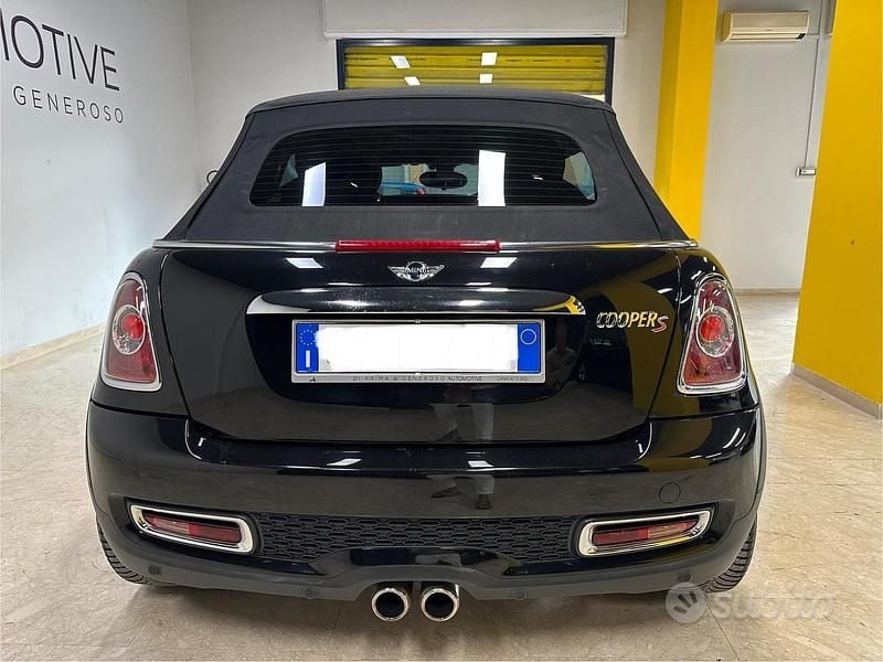 Usata Mini Cooper S Cabriolet 184 CV (135 kW) 2012 Nero Cabrio