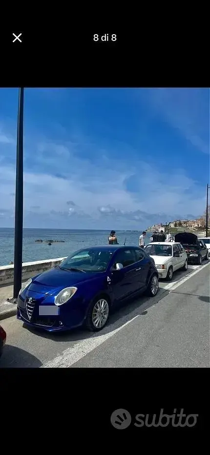 Usata Alfa Romeo MiTo Quadrifoglio Verde 170 CV (125 kW) 2011 Blu Utilitaria