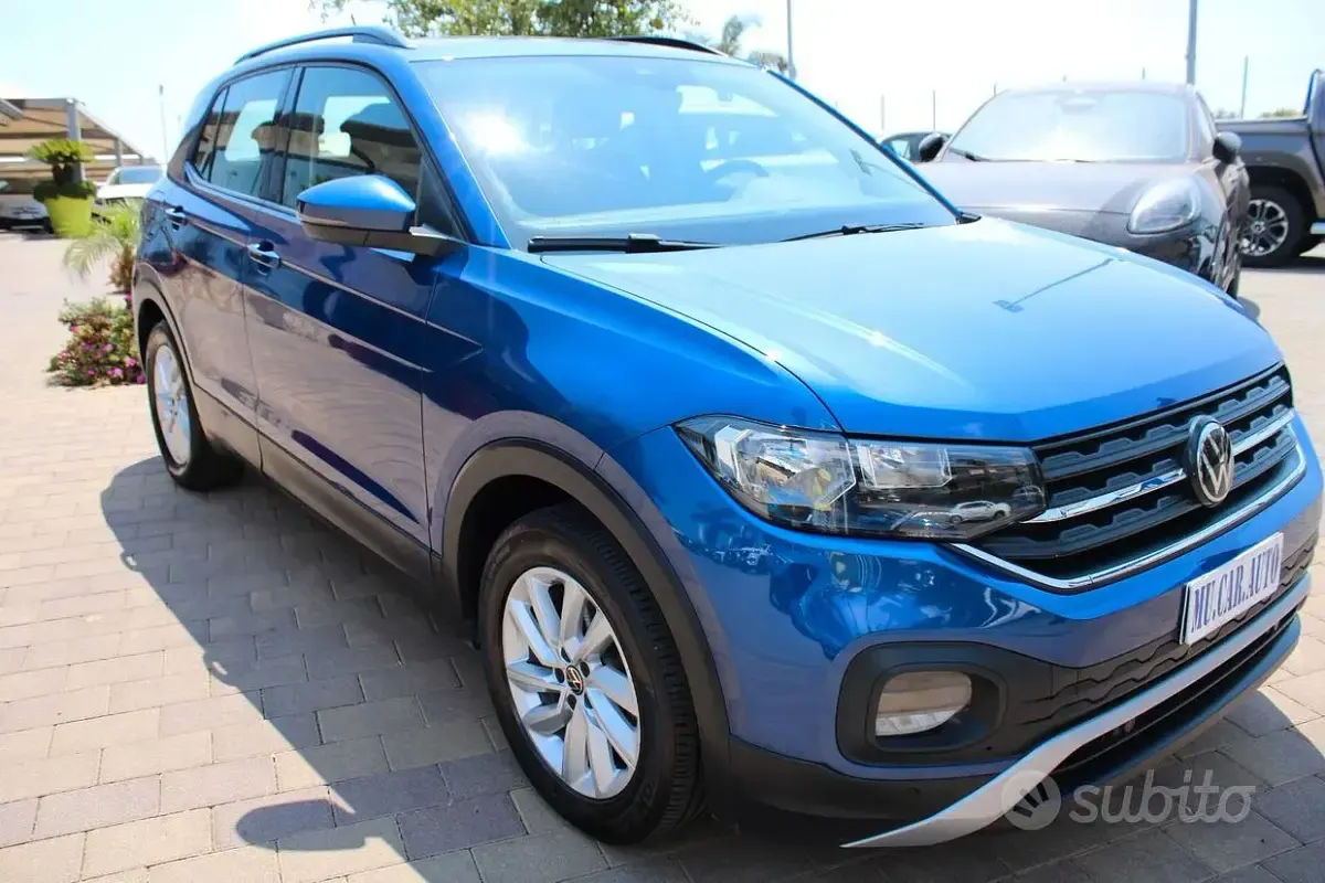 Usata VW T-Cross Style 110 CV (80 kW) 2022 Bluazzurro SUV