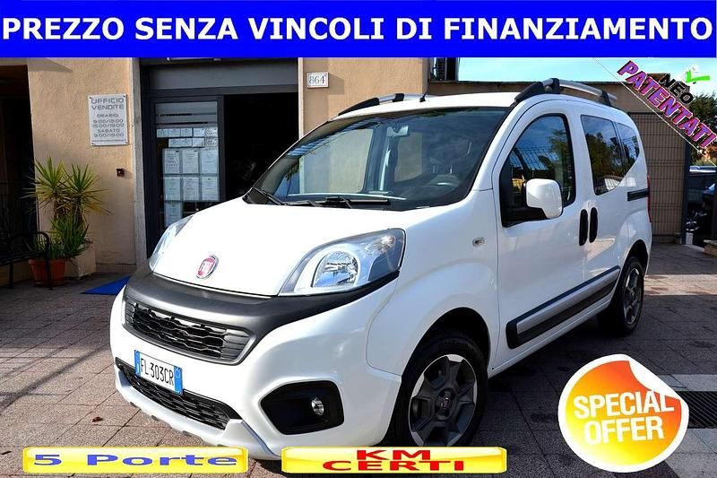 Usata Fiat Qubo Trekking 80 CV (58 kW) 2017 Bianco Monovolume