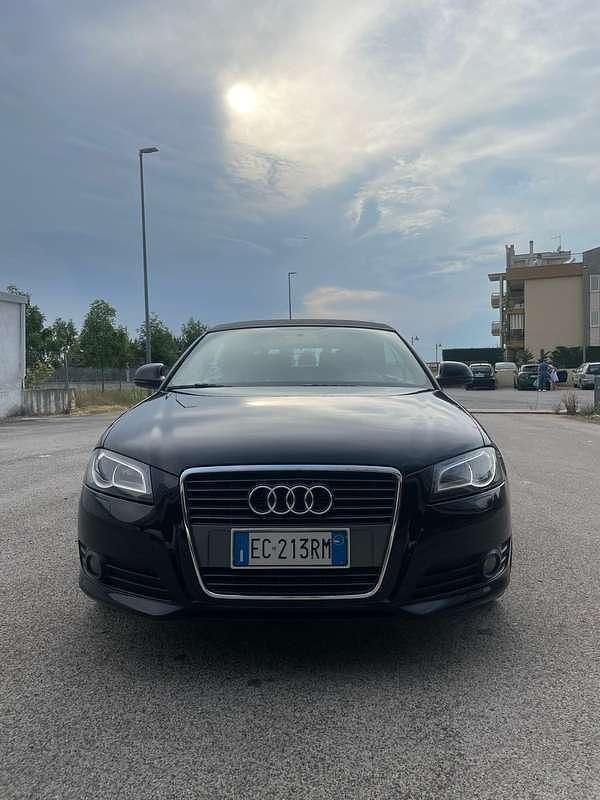 Usata Audi A3 Cabriolet Ambition 105 CV (77 kW) 2010 Nero Cabrio