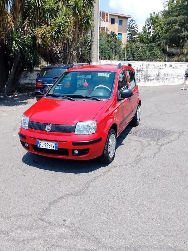 Usata Fiat Panda 2012 Rosso Utilitaria